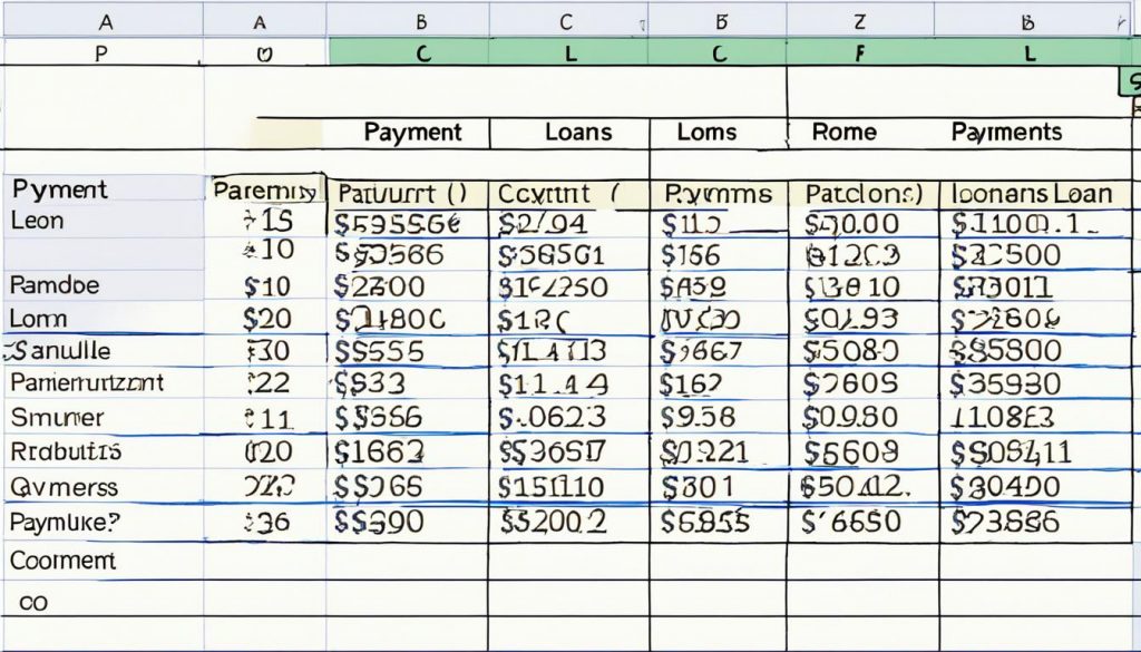 loan amortization schedule